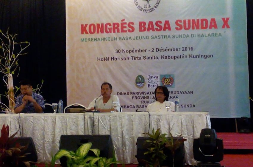  Kongres Basa Sunda X di Kabupaten Kuningan