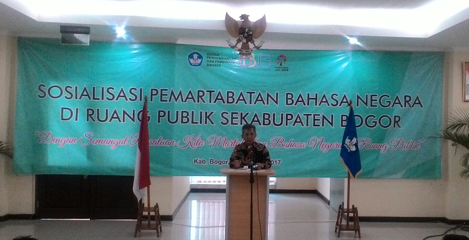 Sosialisasi Pemartabatan Bahasa Negara di Kabupaten Bogor