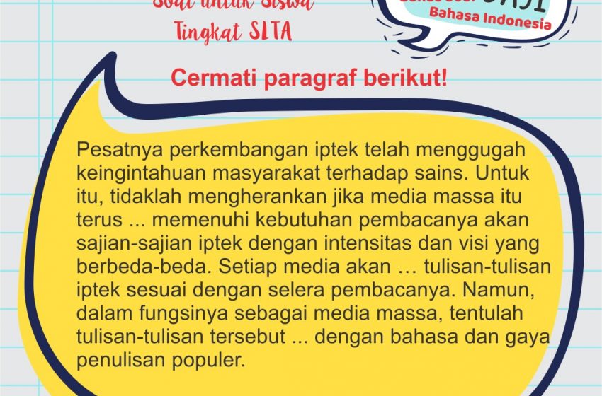  Pembahasan Soal Bahasa Indonesia