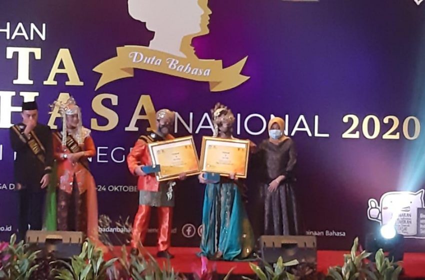  Duta Bahasa Jabar Dinobatkan Duta Bahasa Terbaik II  di Pentas Duta Bahasa Nasional 2020
