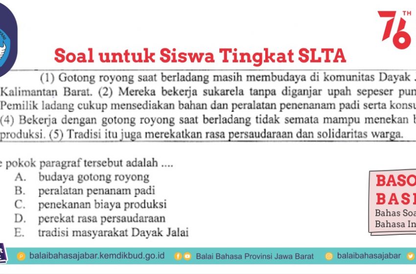  Pembahasan Soal Bahasa Indonesia