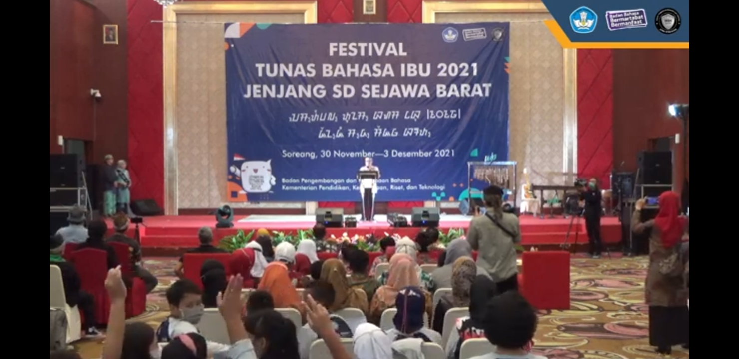 Pembukaan Festival Tunas Bahasa Ibu 2021