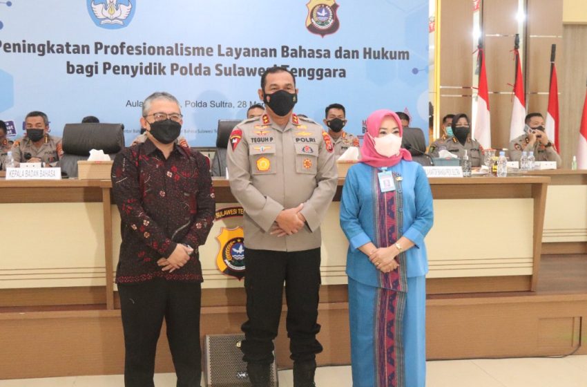  Kapolda Sultra Apresiasi Kontribusi Kantor Bahasa Provinsi Sulawesi Tenggara dalam Penegakan Hukum di Sultra