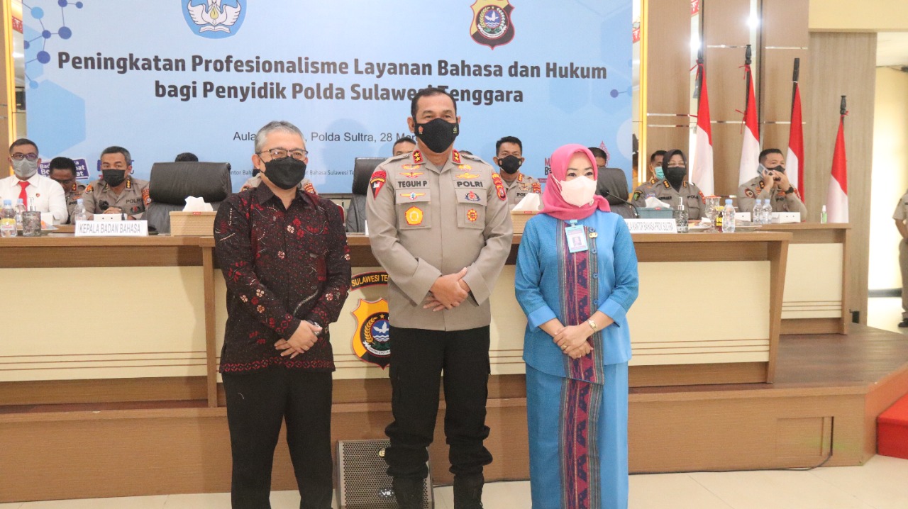 Kapolda Sultra Apresiasi Kontribusi Kantor Bahasa Provinsi Sulawesi Tenggara dalam Penegakan Hukum di Sultra