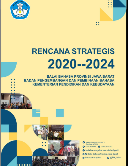  Renstra Balai Bahasa Prov. Jabar 2020 — 2024