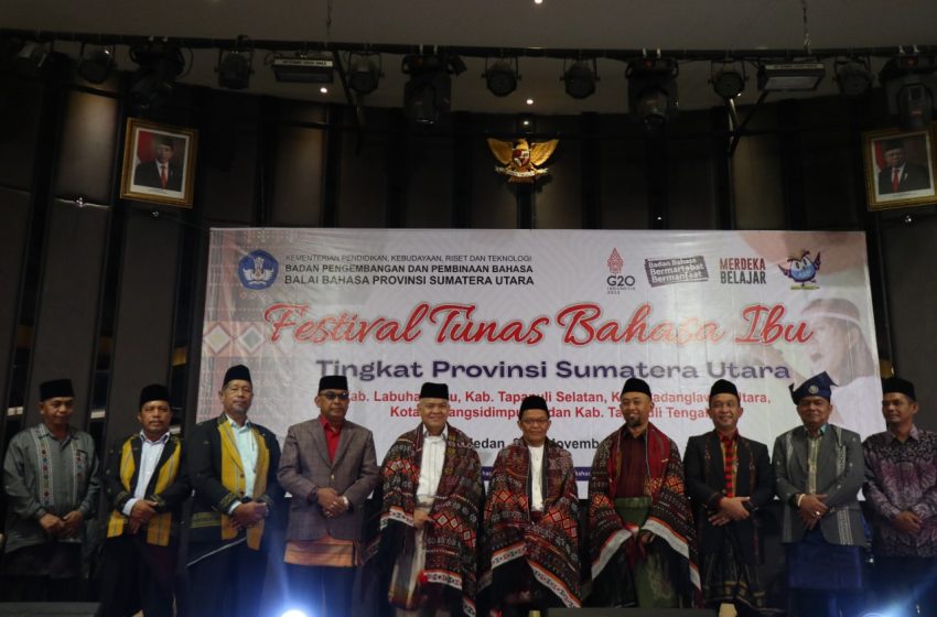  FTBI 2022 Tandai Puncak Revitalisasi Bahasa Daerah di Sumatra Utara