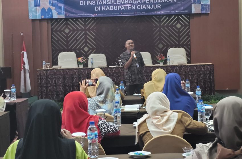  Sosialisasi UKBI Adaptif Merdeka bagi Pemangku Kepentingan di Instansi/Lembaga Pendidikan di Kabupaten Cianjur