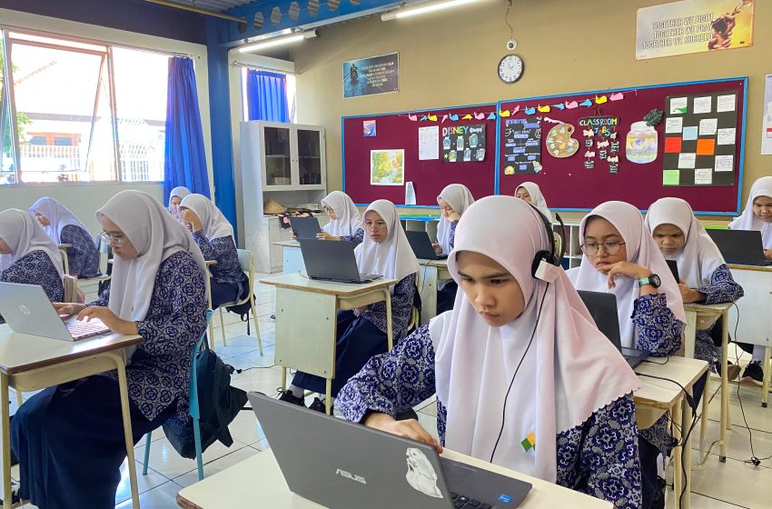  Sebanyak 70 Siswa SMP Internat Al Kausar Sukabumi Melaksanakan UKBI Adaptif Merdeka